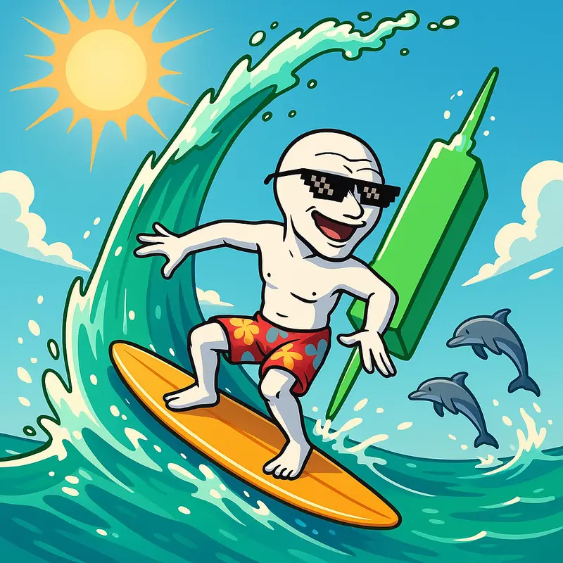 Summer Wojak Surfing